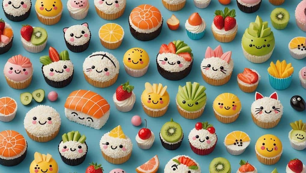 adorable food themed wallpaper designs