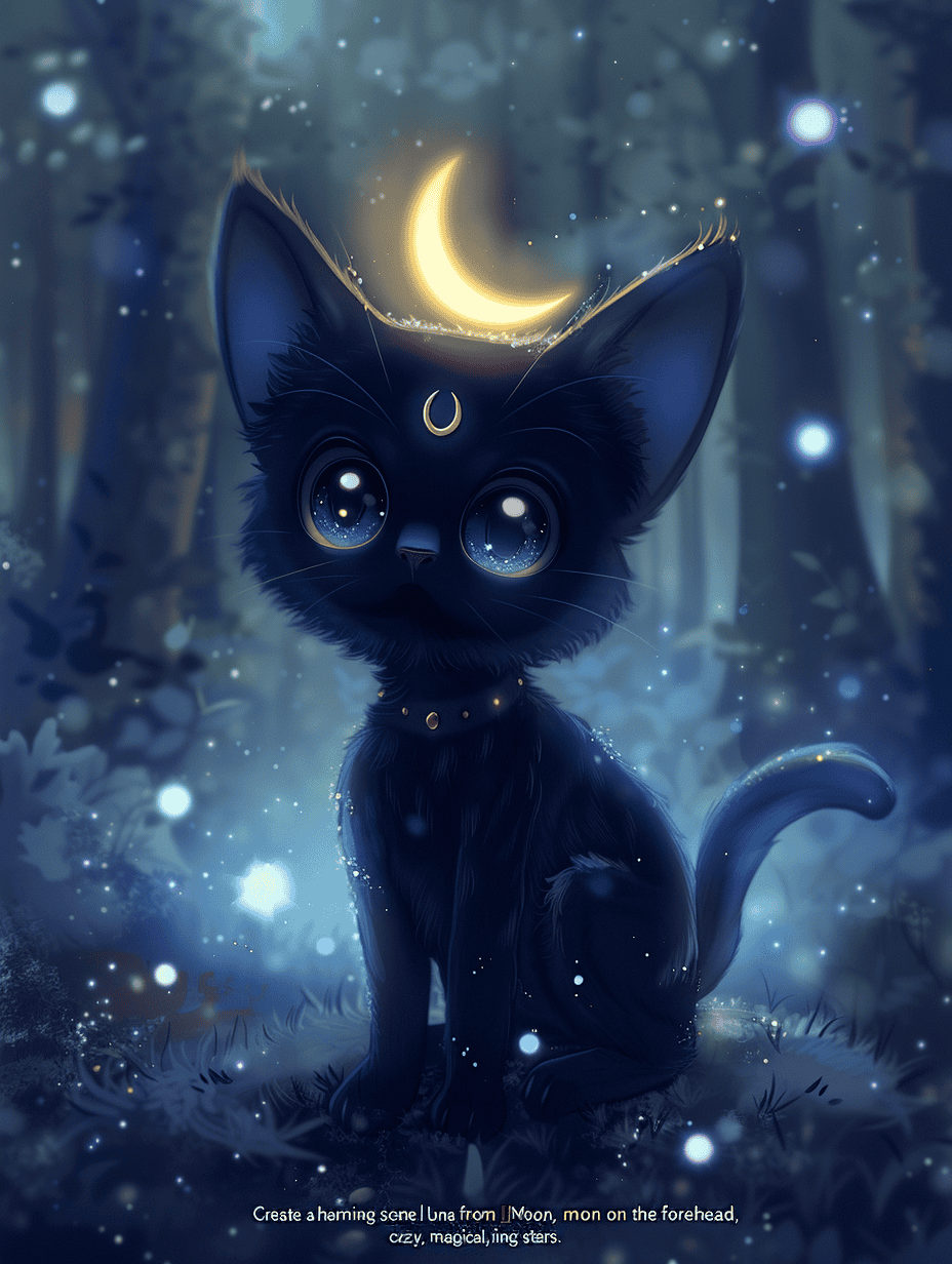 sharad6383 Create a charming scene featuring Luna from Sailor b7bff81c 539c 4787 80b4 8845f684f08d 3