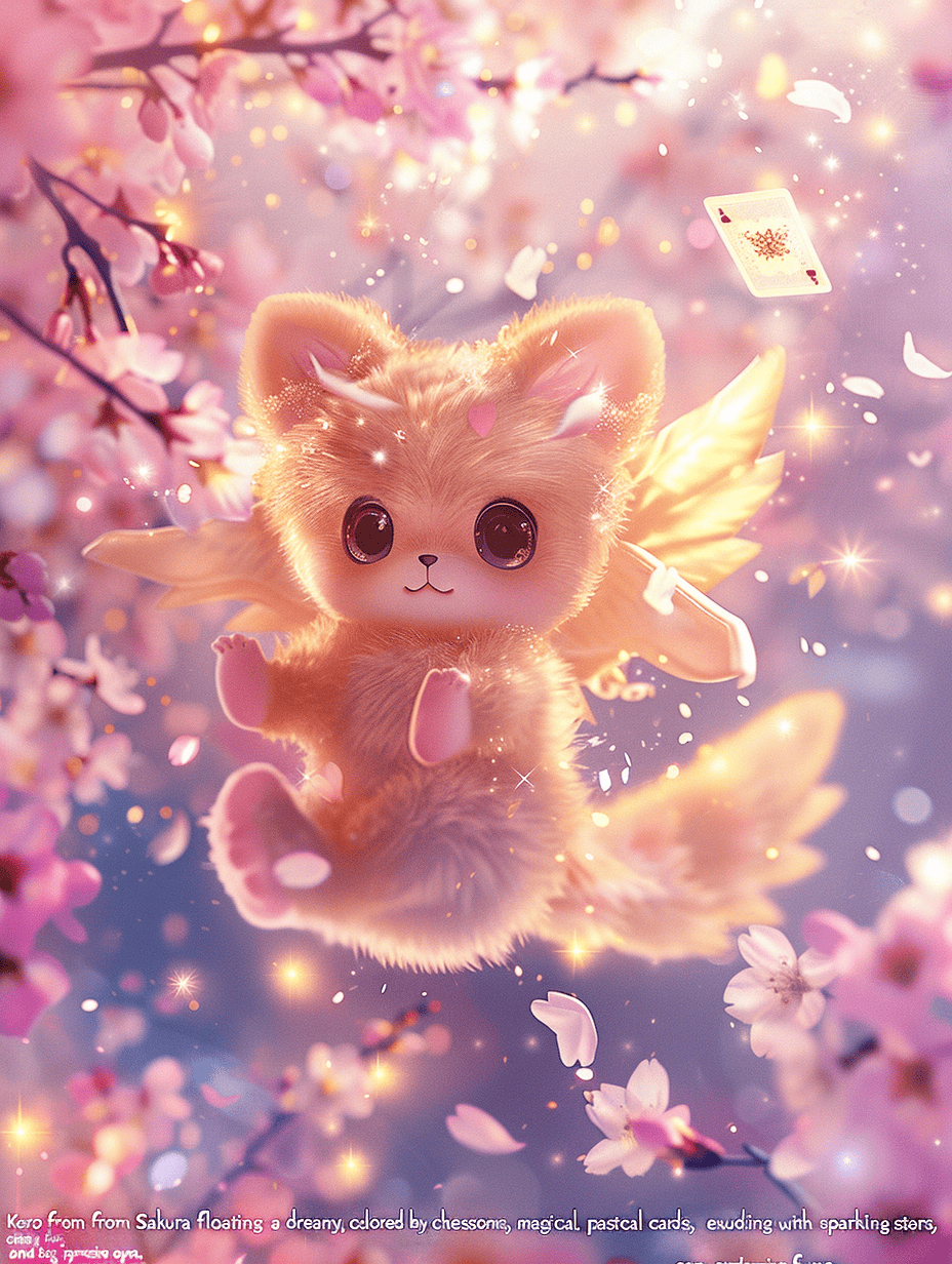 sharad6383 Kero from Cardcaptor Sakura floating in a dreamy p 5550417b 7728 4806 9be2 73e3605ea621 2